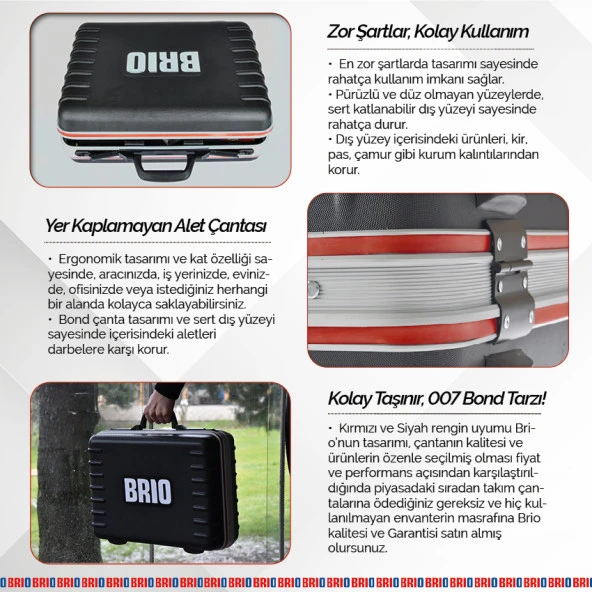 Brio Takım Çantası 007 Bond Boş - Resim 6