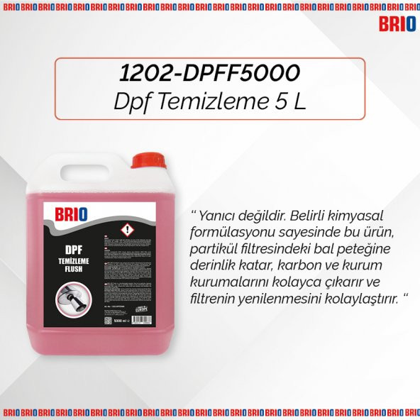 Brio Dpf Dizel Partikül Filtre Durulayıcı 5 L - 2