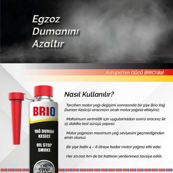 Brio Yağ Duman Kesici 300 Ml - Resim 3