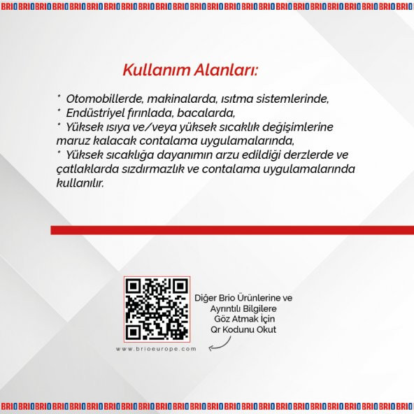 Brio Sıvı Conta 200 Ml Rtv Siyah - 4