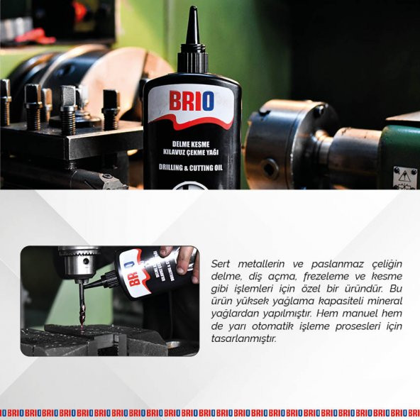 Brio Delme Kesme Kılavuz Çekme Yağı 460Ml - 3