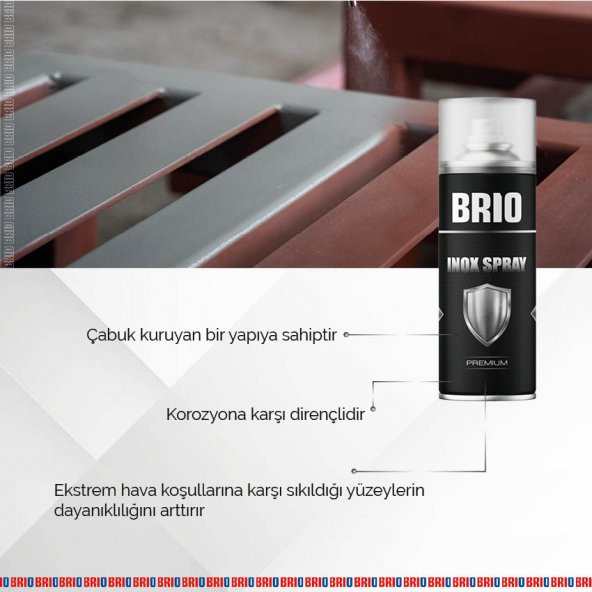 Brio İnox Sprey 400 Ml Açık Renk - 3