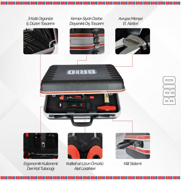Brio Takım Çantası 007 Bond Pro Home 179 Parça - 4