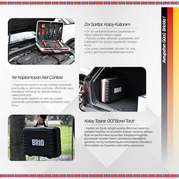 Brio Takım Çantası 007 Bond Pro Home 179 Parça - 5
