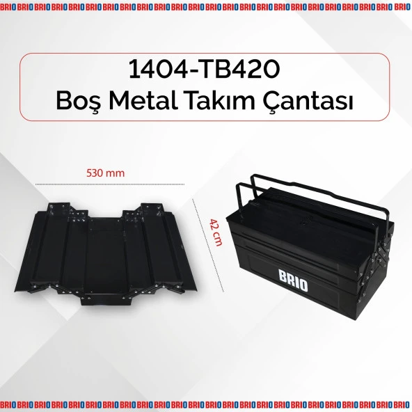 Brio Takım Çantası Bos 5 Gözlü 420 Mm - 4