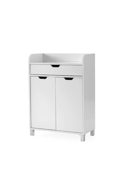 Ekonomik Çekmeceli Ayakkabılık Çok Amaçlı Dresuar Dolap - 5