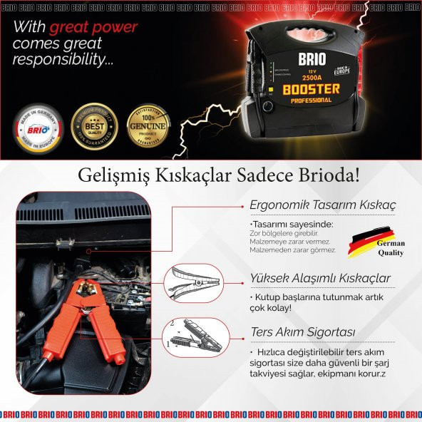 Brio Akü Takviye Cihazı 12V 2500A - 3
