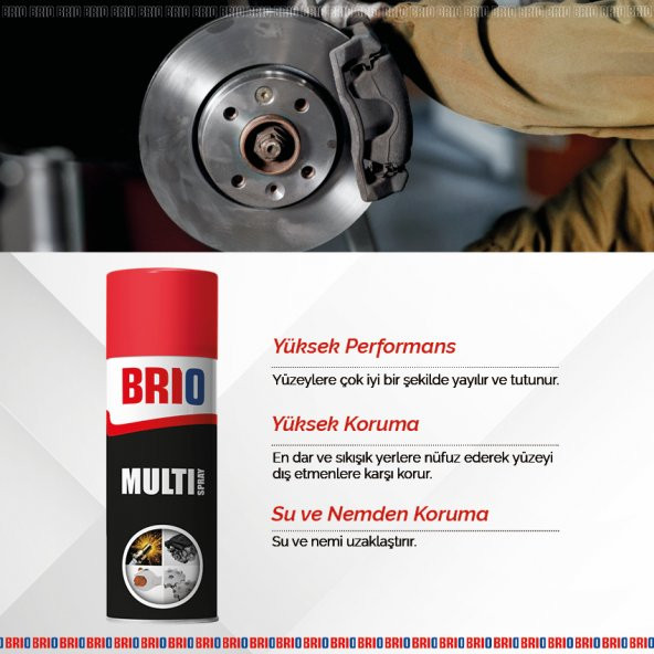 Brio Çok Amaçlı Sprey All in One Multi Spray BR-40 400 Ml - 3