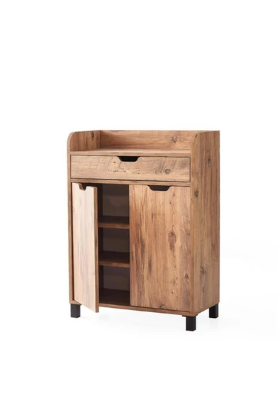 Ekonomik Çekmeceli Ayakkabılık Çok Amaçlı Dresuar Dolap - 2