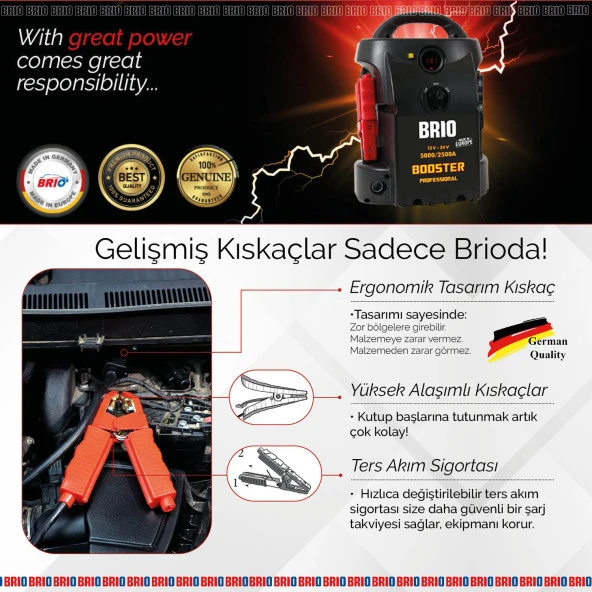 Brio Akü Takviye Cihazı 12X24V 5000A - 4
