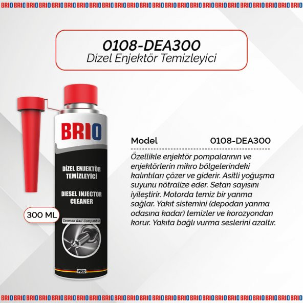 Brio Dizel Enjektör Temizleyici 300 Ml - 2