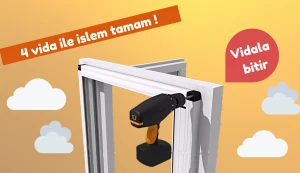 Pileli Sineklik Akordiyon Sineklik Çelik Kapı Sineklik Altınmeşe - 5