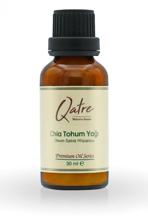 Qatre Premium Chia Tohumu Yağı 30 ml 100 Doğal