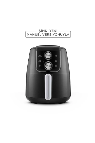 Karaca Air Pro Cook Manuel Xl Airfryer Black 4 Kişilik - 5