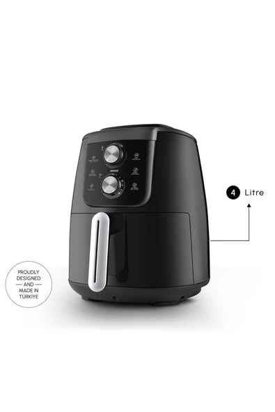 Karaca Air Pro Cook Manuel Xl Airfryer Black 4 Kişilik - 7