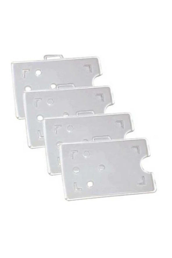 Mapi Yatay Kart Muhafaza Kabı Şeffaf 50 Li (1 Paket 50 Adet)