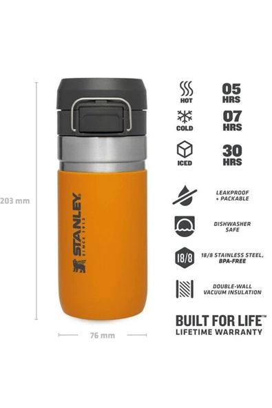 Stanley Quick Flip Serisi 0.47l Kilit Mekanizmalı Su Termosu - 2