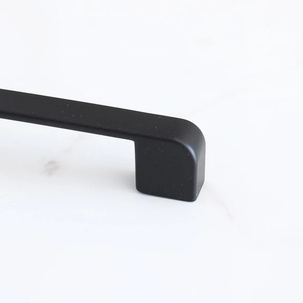 10 Adet Gölcük 224 Mm-22.4 Cm Siyah Metal Mobilya Çekmece Mutfak Dolabı Dolap Kulpları Kulbu Kulpu - 4