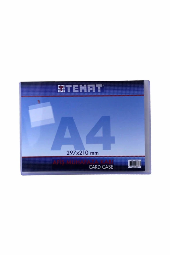 Temat A4 Afiş Muhafaza Kabı (20 Li Paket)