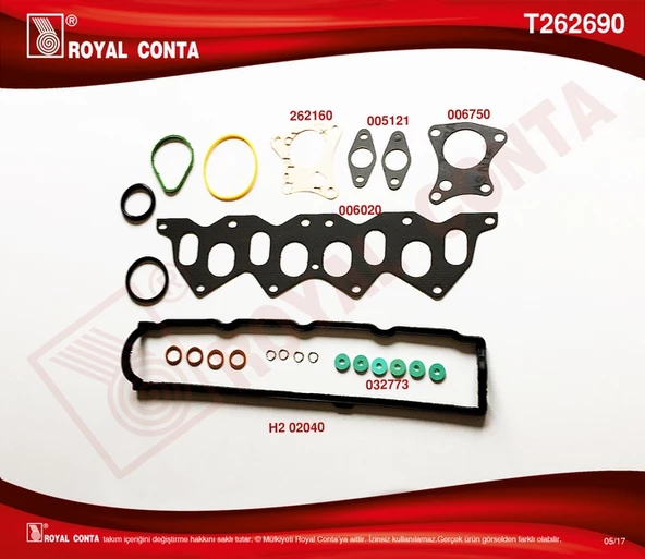 ÜST TAKIM CONTA KEÇESİZ SKC SİZ KNG-EXP-CLIO F8Q