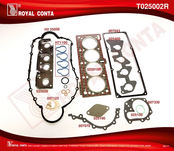 MOTOR ÜST CONTA TK. MEGANE I 96 CLIO II 98 KANGOO 97 CLIO SYMBOL I 00 1.4 K7J 1.6 K7M