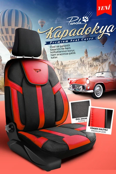 Panda Kılıf PANDA KAPADOKYA SERİSİ JAKAR KUMAŞ OTO KOLTUK KILIFI - TAM SET - Resim 2