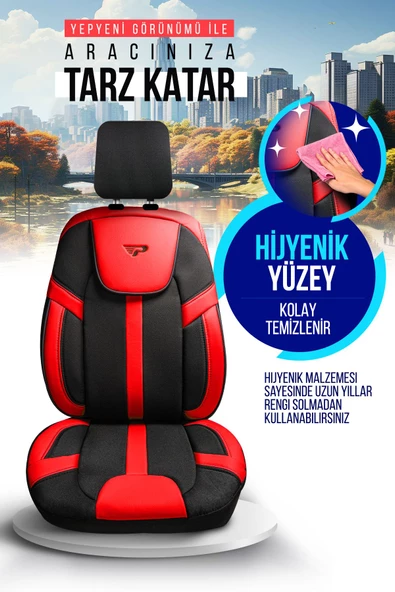 PANDA KAPADOKYA SERİSİ JAKAR KUMAŞ OTO KOLTUK KILIFI - TAM SET - 4
