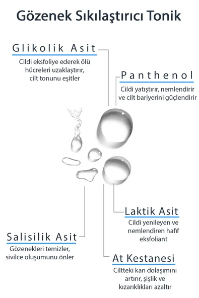 Tonu Eşitleyici,gözenek Sıkılaştırıcı, Akne Leke Karşıtı Glikolik Asit Içerikli Aha Bha Tonik 200 ml - 2
