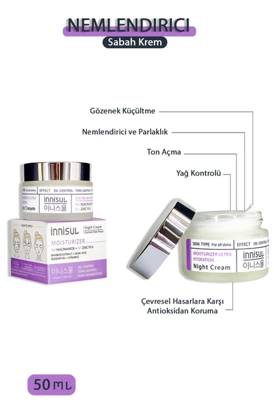 Yenileyici Gece Bakım Seti: Aha Bha Peeling Serumu, Glikolik Asit Tonik, Nemlendirici Gece Kremi - 4