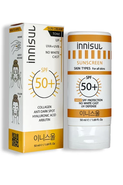 Ton Eşitleyici, Iz Bırakmayan, Ferahlık, Leke Karşıtı Kolajen Içeren Güneş Kremi Light Spf50 50 ml - 5