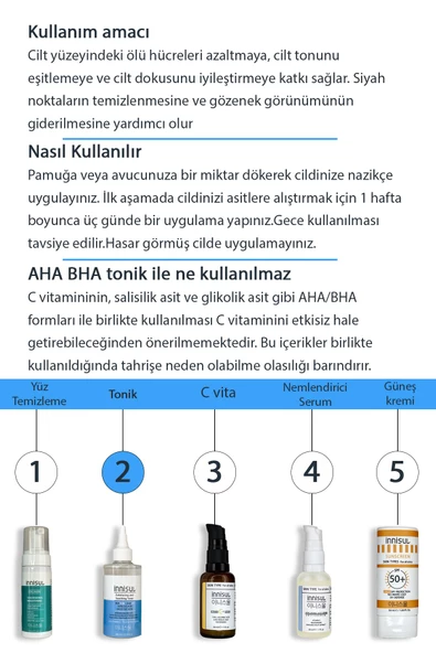 Tonu Eşitleyici,gözenek Sıkılaştırıcı, Akne Leke Karşıtı Glikolik Asit Içerikli Aha Bha Tonik 200 ml - 3