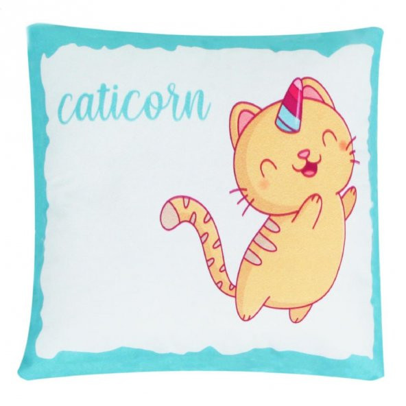 Kedi Puf Yastık Kedi Kutulu Kupa Hediye Seti - 3