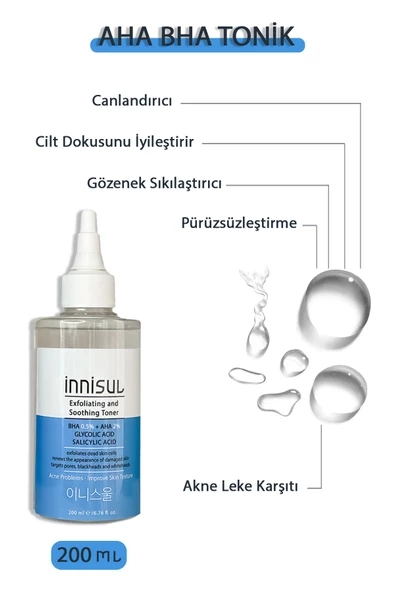 Yenileyici Gece Bakım Seti: Aha Bha Peeling Serumu, Glikolik Asit Tonik, Nemlendirici Gece Kremi - 3