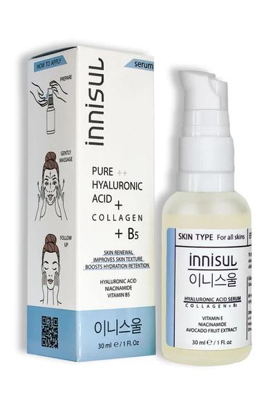 Hyaluronik Asit Yoğun Nemlendirici Ve Canlandırıcı, Pürüzsüz, Dolgunlaştırıcı Cilt Serumu 30 ml - 5