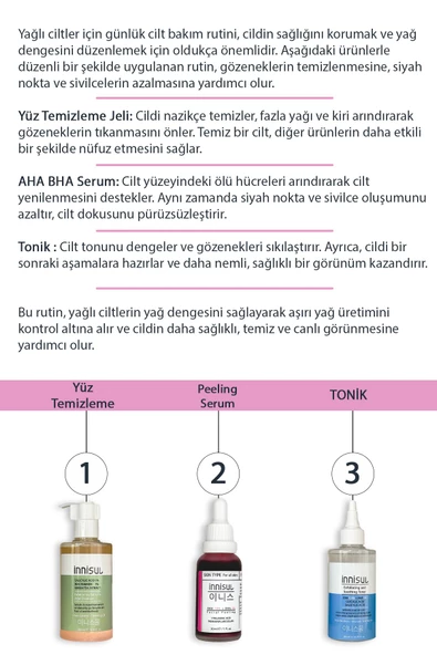 Derin Temizlik Ve Pürüzsüz Cilt Bakım Seti: Yüz Temizleme Jeli, AHA BHA Glikolik Asit Tonik - 4