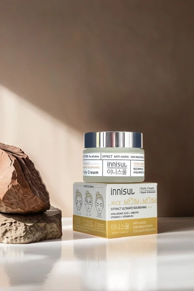 Onarıcı Canlandırıcı, Yoğun Nemlendirici Ve Antioksidan Etkili Pirinç Özlü Günlük Kremi 50 ml - 4