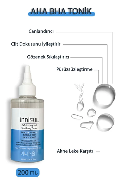 Derin Temizlik Ve Pürüzsüz Cilt Bakım Seti: Yüz Temizleme Jeli, AHA BHA Glikolik Asit Tonik - 3