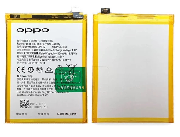 Oppo A15 Uyumlu Batarya Pil Sıfır Orijinal
