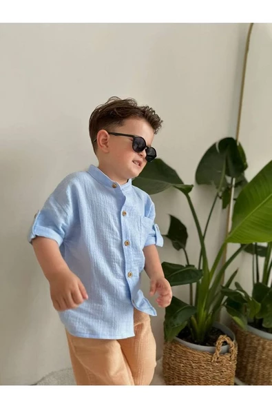 Çocuk Şort - Gömlek Takım 2-8 Yaş - 2