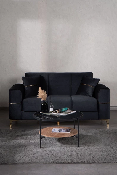 Kilim Mobilya VOGEL Koltuk Takımı 3+2+1+1 Siyah - 3