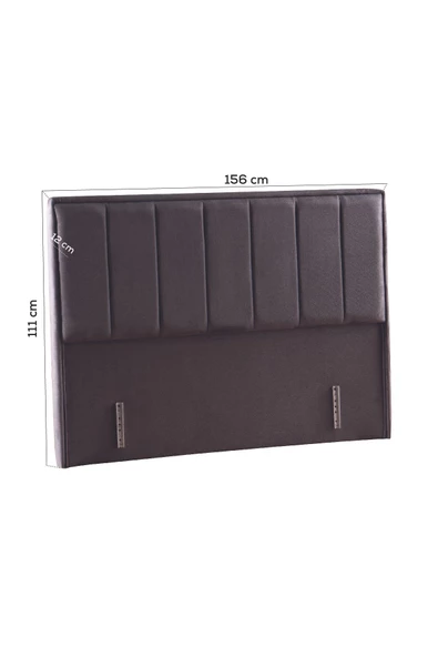 Kilim Mobilya Royal Plus Sandıklı Baza Başlık Paket Yaylı Pedli Yatak Seti Antrasit 160X200 - Resim 8