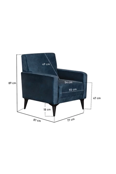 Kilim Mobilya Linda Koltuk Takımı 3 3 B - Resim 7