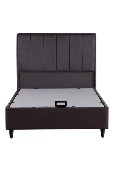 Kilim Mobilya Royal Plus Sandıklı Baza Başlık Seti Antrasit 100X200 - Resim 3