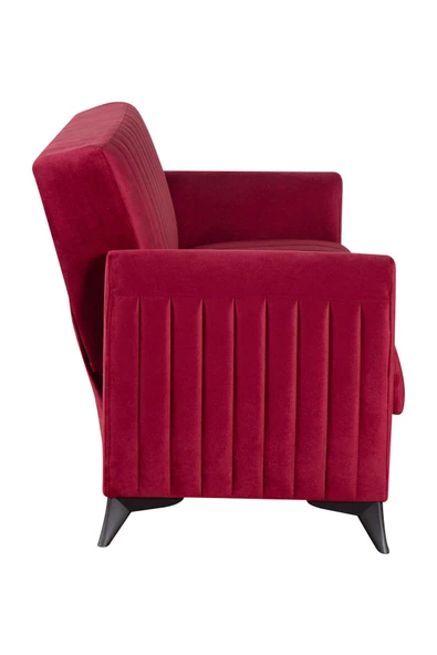 Kilim Mobilya Linda Iki Kişilik Kanepe Yüksek Ayaklı Bordo - 4