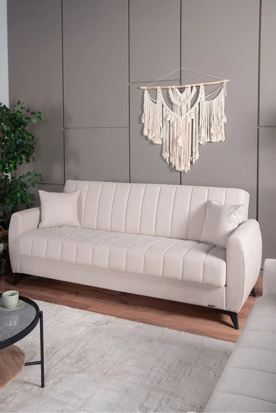 Kilim Mobilya Linda Üç Kişilik Kanepe Yüksek Ayaklı - 2