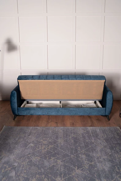 Kilim Mobilya Linda Koltuk Takımı 3 3 B B Mavi - 5