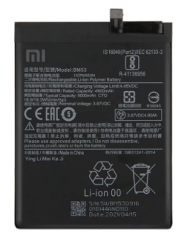 Xiaomi Mİ 10T - BM 53 - Uyumlu Batarya Pil Sıfır Orijinal