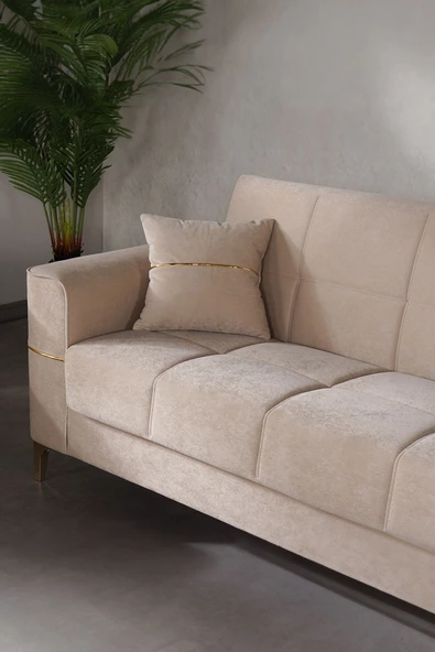 Kilim Mobilya VOGEL Koltuk Takımı 3+3+1+1 Krem - 3