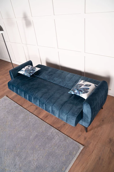 Kilim Mobilya Linda Koltuk Takımı 3 3 B B Mavi - 4