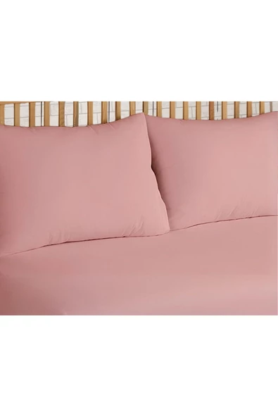 Velvet Dreams 2'li Fermuarlı Pembe Sıvı Geçirmez Yastık Alezi Yastık Koruyucu - 2
